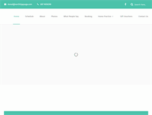 Tablet Screenshot of northtippyoga.com